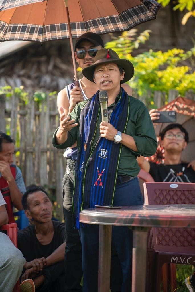MLA Achumbemo Kikon conveys strong objection to the simultaneous election of the Lok Sabha and State Assemblies or ‘One Nation, One Election’ at the Sixth Session of the 14th Nagaland Legislative Assembly at NLA hall, Kohima on March 8. (File Photo)